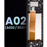 Samsung Galaxy A02 (A022 / 2022) (Servis Paketi) (Tüm Renkler) İçin Uyumlu Çerçeveli LCD Düzeneği  7522704
