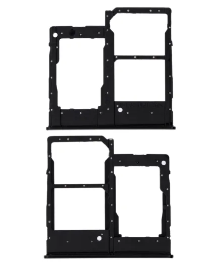 Samsung Galaxy A20e ile Uyumlu Çift Sim Kart Tepsisi (A202 / 2019) (Siyah)