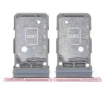 Samsung Galaxy S21 ile Uyumlu Çift Sim Kart Tepsisi (Pembe)