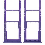 Samsung Galaxy A30S ile Uyumlu Çift Sim Kart Tepsisi (A307 / 2019) (Mor)