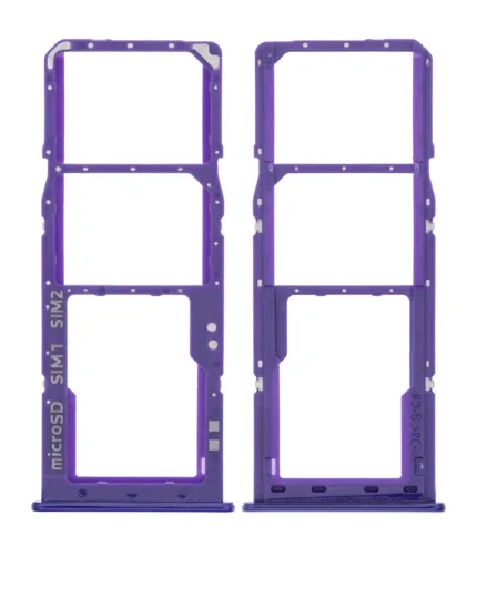 Samsung Galaxy A30S ile Uyumlu Çift Sim Kart Tepsisi (A307 / 2019) (Mor)
