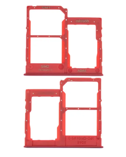 Samsung Galaxy A41 (A415 / 2020) (Prism Crush Red) ile Uyumlu Çift Sim Kart Tepsisi 5617339