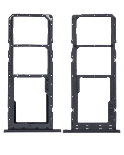 Samsung Galaxy A02S (A025 / 2020) / A03 (A035 / 2021) (Siyah) İçin Uyumlu Çift Sim Kart Tepsisi 7512705