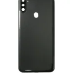 Arka Kapak Camı Kamera Lensli Uyumlu Samsung Galaxy A11 (A115 / 2020) (Siyah) (Servis Paketi)  7041641
