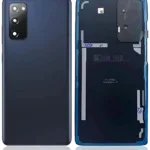 Samsung Galaxy S20 FE İçin Uyumlu Kamera Lensli Arka Kapak Camı (Servis Paketi) (Bulut Lacivert)  1584409