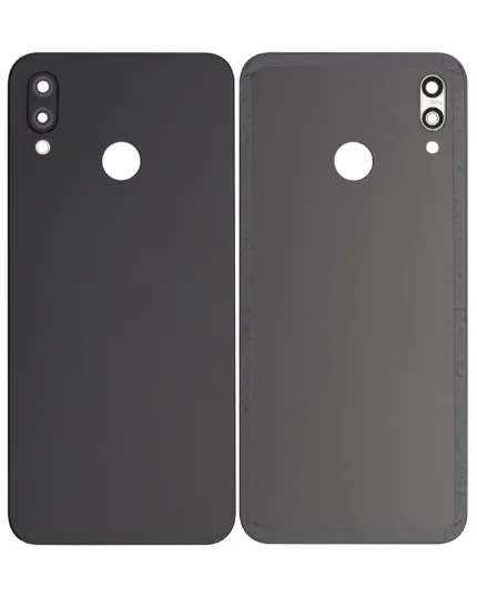 Huawei P20 Lite İçin Uyumlu Kamera Lensli Arka Kapak Camı (Siyah)