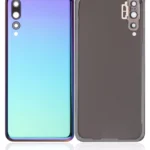 Huawei P20 Pro İçin Uyumlu Kamera Lensli Arka Kapak Camı (Alacakaranlık)