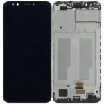 Huawei Y7 2018 İle Uyumlu Çerçeveli Ekran Dokunmatik Orijinal