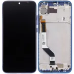 Xiaomi Redmi Note 7/7 Pro İle Uyumlu Çerçeveli Ekran Dokunmatik Mavi (Orijinal)