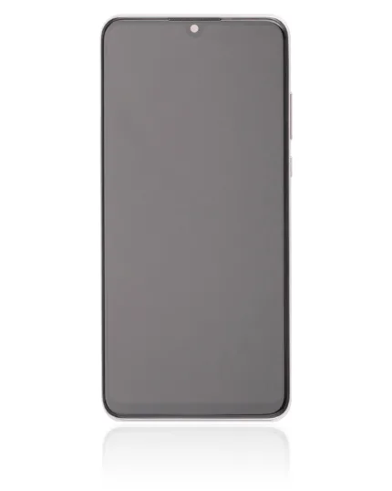 Huawei Nova 4e ile Uyumlu Çerçeveli Ekran Dokunmatik Orijinal Beyaz