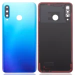 Huawei P30 Lite  ile Uyumlu Arka kapak Camı Kamera Lensli Mavi (64gb)