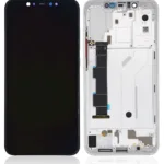Xiaomi Mi 8ile Uyumlu Çerçevesiz Ekran Dokunmatik (Orijinal) (Beyaz