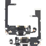 iPhone 11 Pro ile Uyumlu Şarj Bağlantı ve Mikrofon Filmi Uzay Grisi (Orijinal)