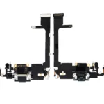 iPhone 11 Pro ile Uyumlu Şarj Bağlantı ve Mikrofon Filmi Yeşil (Orijinal)