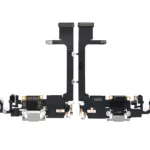 iPhone 11 Pro ile Uyumlu Şarj Bağlantı ve Mikrofon Filmi Beyaz (Orijinal)