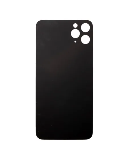 iPhone 11 Pro Max İçin Uyumlu Arka Cam Gece Yeşili (Logolu / Büyük Kamera Deliği)