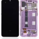 Xiaomi Mi 9 İle Uyumlu Çerçeveli Ekran Dokunmatik Oled (Lavanta Menekşe)