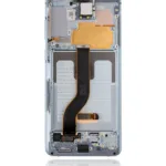 Samsung Galaxy S20 Plus 5G (Servis Paketi) (Bulut Mavisi) İçin Uyumlu Çerçeveli OLED Montajı  1765502