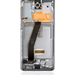 Samsung Galaxy S20 5G (Verizon Olmayan 5G UW Çerçeve) İçin Uyumlu Çerçeveli OLED Düzeneği (Servis Paketi)  1907710