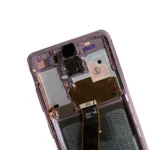 Samsung Galaxy S20 5G (Verizon Olmayan 5G UW Çerçeve) İçin Uyumlu Çerçeveli OLED Düzeneği (Servis Paketi)  1905488