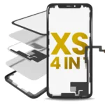4'ü 1 Arada Uzun Esnek (Cam + OCA + Çerçeve Önceden Yüklenmiş Sayısallaştırıcı Dokunuş) iPhone XS (...