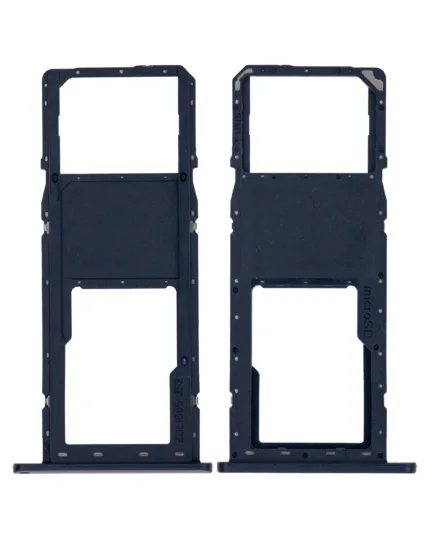 Samsung Galaxy A01 İle Uyumlu Tek Sim Kart Tepsisi (A015 / 2020) (Mavi)