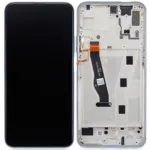 Huawei P Smart Pro ile Uyumlu Çerçeveli Ekran Dokunmatik Beyaz (Orijinal)