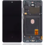 Samsung Galaxy S20 FE 4G / 5G (Aftermarket Plus) (Bulut Donanması) İçin Uyumlu Çerçeveli OLED Düzeneği...  1508861