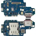 Samsung Galaxy S22 Ultra 5G (S908B/N) (International) İçin Uyumlu Sim Kart Okuyuculu Şarj Portu Kartı (Orijinal)