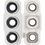 Samsung Galaxy S21 FE 5G İçin Uyumlu Çerçeve Halkalı Arka Kamera Lens (Zeytin)