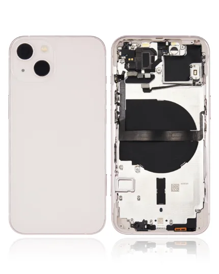İphone 13 İle Uyumlu Kasa Kapak Set Pembe İçi DOLU (Logolu) Orijinal Kasa