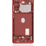 Samsung Galaxy S20 FE 4G / 5G (Servis Paketi) (Bulut Kırmızısı) İçin Uyumlu Çerçeveli OLED Montajı  1525526