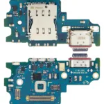 Samsung Galaxy S21 FE 5G (ABD Versiyonu) (Premier) ile Uyumlu Sim Kart Okuyuculu Şarj Portu Kartı (Orijinal)