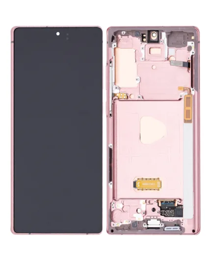 Samsung Galaxy Note 20 5G İle Uyumlu Ekran Dokunmatik Çerçeveli (Mistik Bronz)