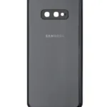 Samsung Galaxy S10E İçin Uyumlu Kamera Lensli Arka Kapak Camı (Servis Paketi) (Prizma Siyah)  2460988