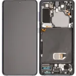 Samsung Galaxy S21 5G (Servis Paketi) (Phantom Gri) İçin Uyumlu Çerçeveli OLED Montajı  1405538