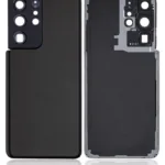 Samsung Galaxy S21 Ultra İçin Uyumlu Kamera Lensli Arka Kapak Camı (Servis Paketi) (Phantom Bl...  1227778