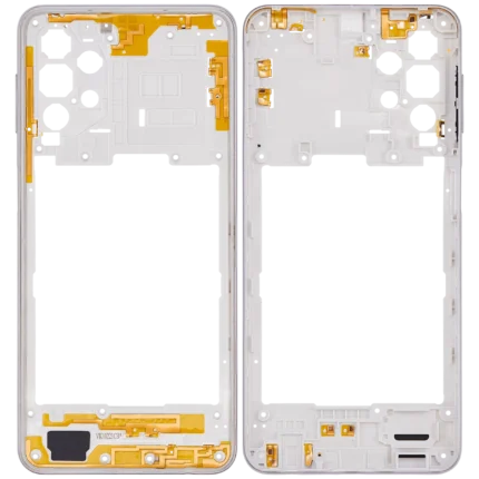 Samsung Galaxy A32 5G (A326 / 2021) (Harika Beyaz) ile Uyumlu Orta Çerçeve Muhafaza 5846205