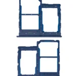 Samsung Galaxy A01 Core ile Uyumlu Çift Sim Kart Tepsisi Mavi (A013 / 2020)