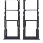 Samsung Galaxy A32 ile Uyumlu Çift Sim Kart Tepsisi (A325 / 2021) (Siyah)