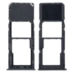 Samsung Galaxy A32 ile Uyumlu Tek Sim Kart Tepsisi (A325 / 2021) (Siyah)
