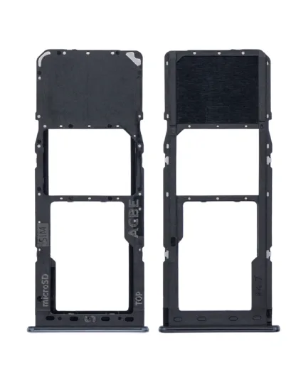 Samsung Galaxy A32 ile Uyumlu Tek Sim Kart Tepsisi (A325 / 2021) (Siyah)