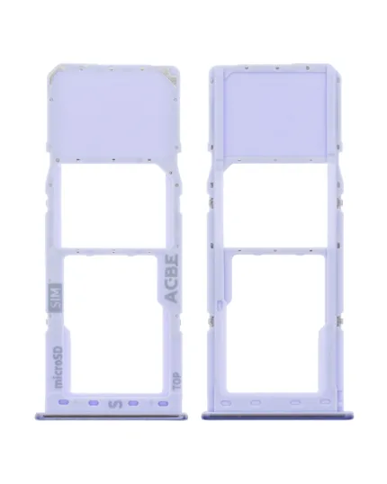 Samsung Galaxy A32 ile Uyumlu Tek Sim Kart Tepsisi (A325 / 2021) (Purple)