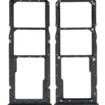 Samsung Galaxy M30 İçin Uyumlu Çift Sim Kart Tepsisi (M305 / 2019) (Siyah)