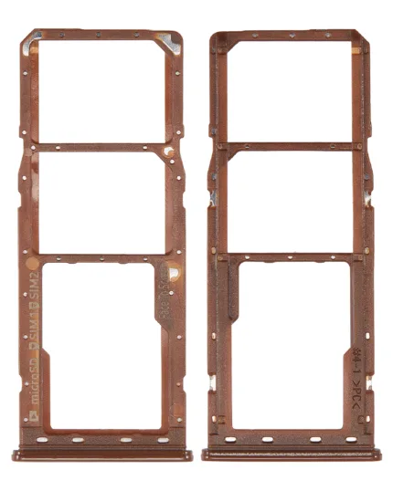 Samsung Galaxy M30 İçin Uyumlu Çift Sim Kart Tepsisi (M305 / 2019) (Gold)