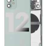 İphone 12 İle Uyumlu Kasa Kapak Set Yeşil İçi Boş (Logolu) 1/1 Kasa