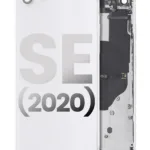 İphone SE 2020 İle Uyumlu Kasa Kapak Set Beyaz İçi DOLU (Logolu) Orijinal Kasa