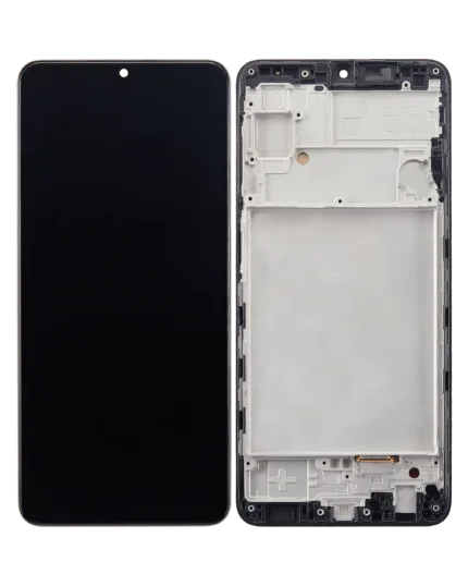 Çerçeveli LCD Düzeneği (Parmak İzi Sensörsüz) Samsung Galaxy A22 4G (A225 / 2... 6287272