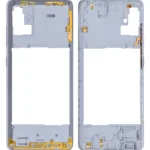 Samsung Galaxy A51 4G (A515 / 2019) (Prizma Ezilmiş Beyaz) ile Uyumlu Orta Çerçeve Muhafaza  5296260