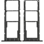 Samsung Galaxy A03S İle Uyumlu Çift Sim Kart Tepsisi Siyah (A037U / 2021)